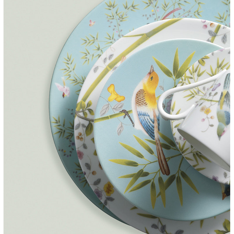 Petit four stand 27 cm turquoise/green | Paradis