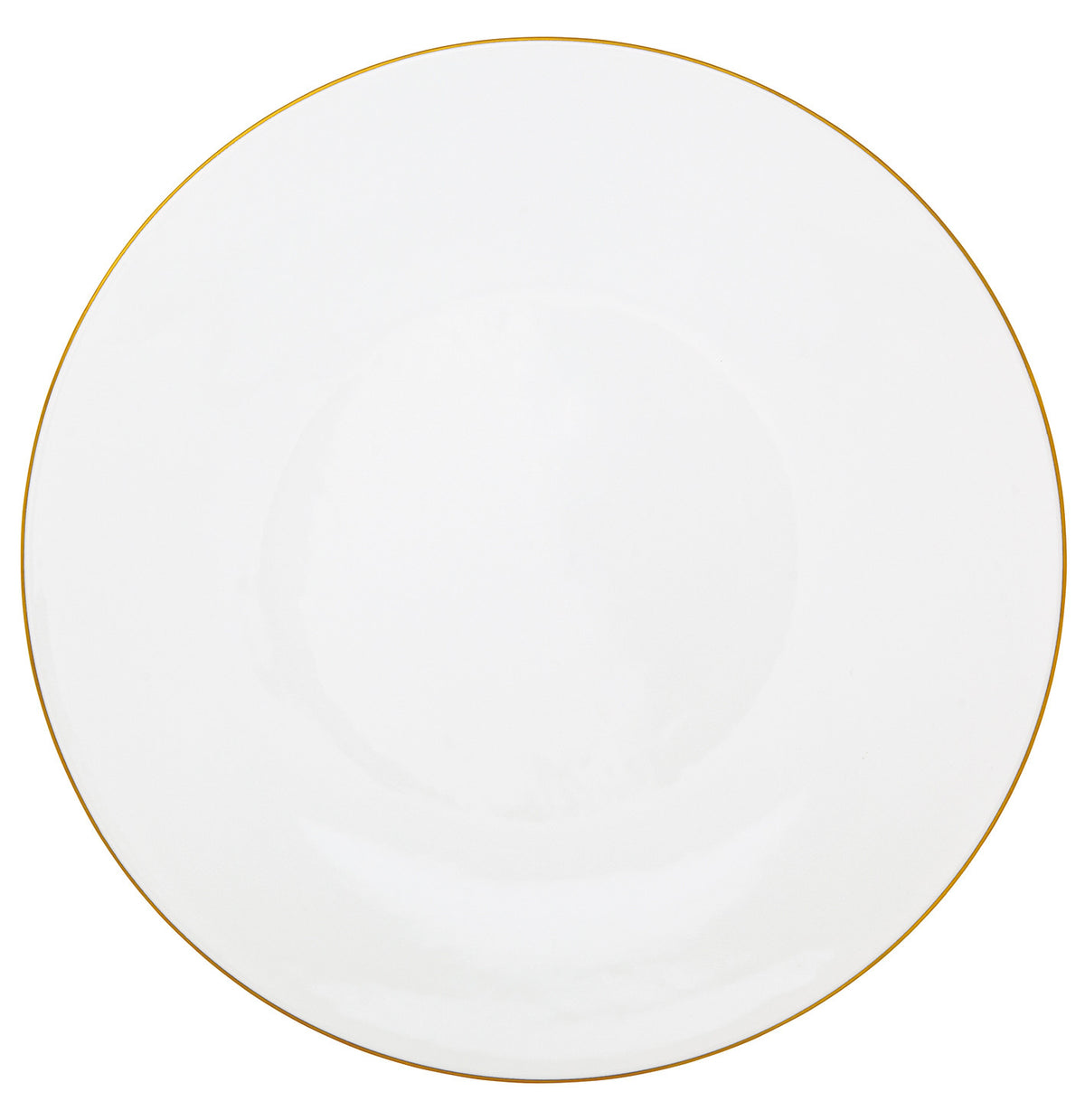 Tea pot cm white with gold rim | Monceau Or