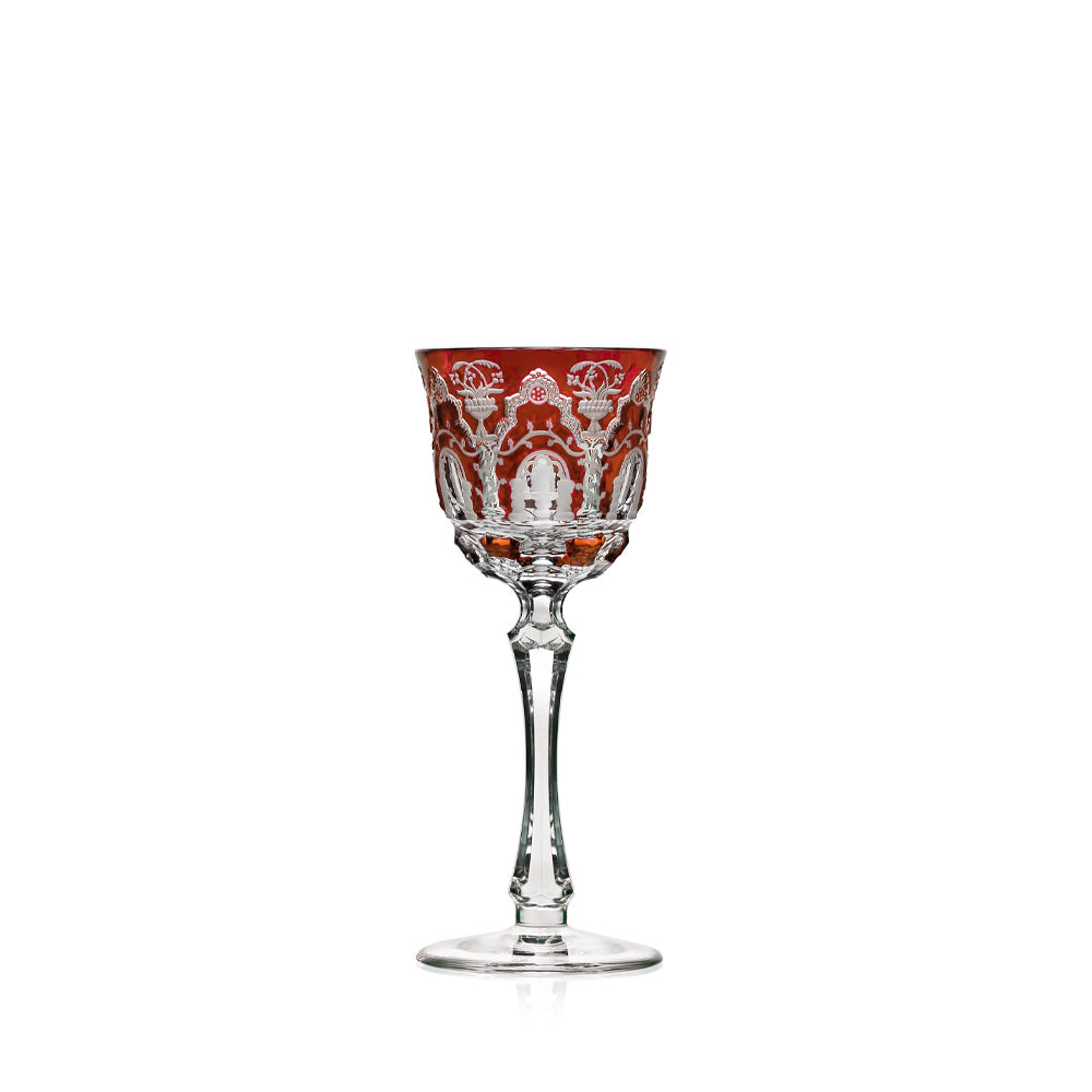 Ruby Cordial Glass | Hock | Athens