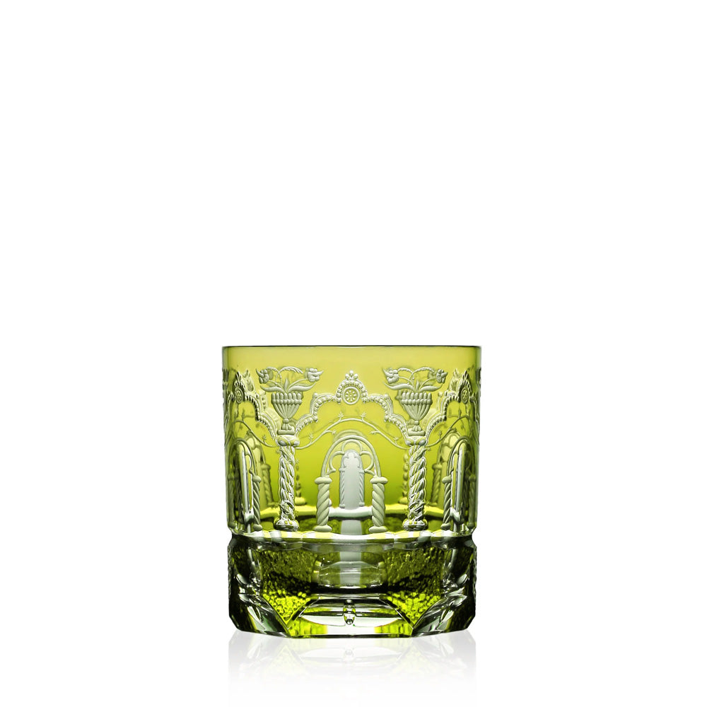 Yellow Green Vodka Glass | Athens