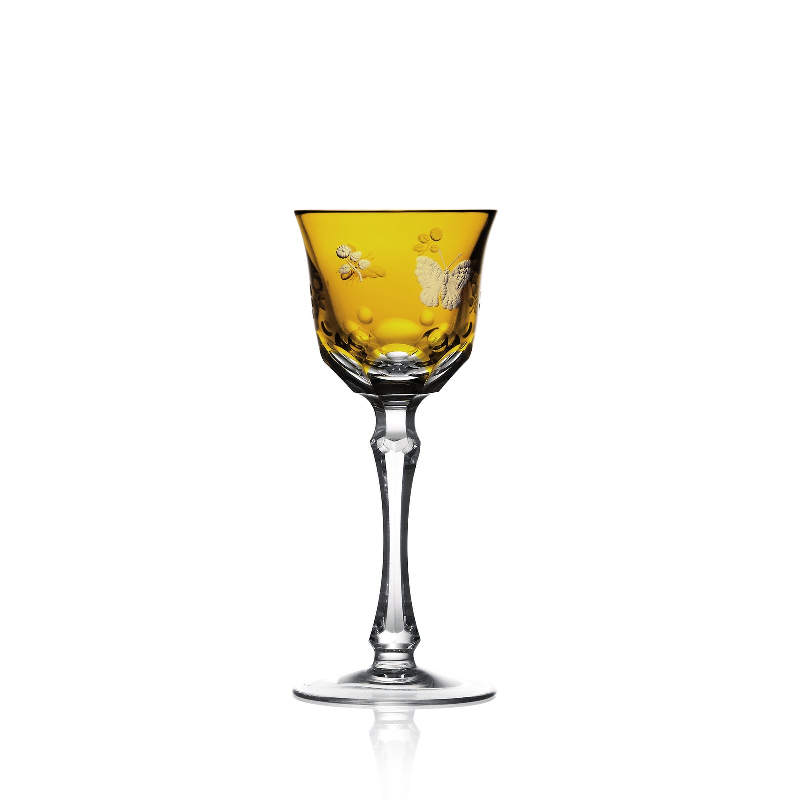 Amber Cordial Glass | Hock | Springtime