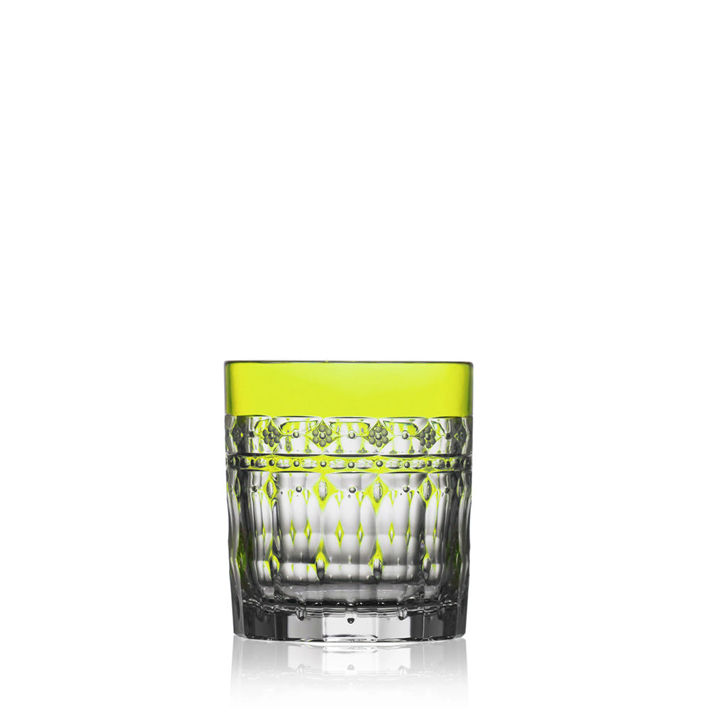 Yellow Green Vodka Glass | Barcelona