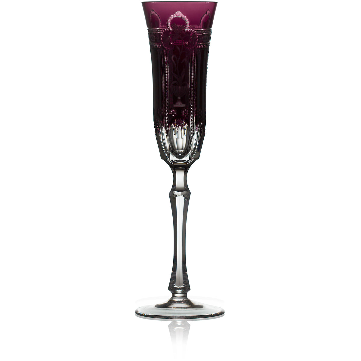 Amethyst Flute Glass | Hock | Imperial
