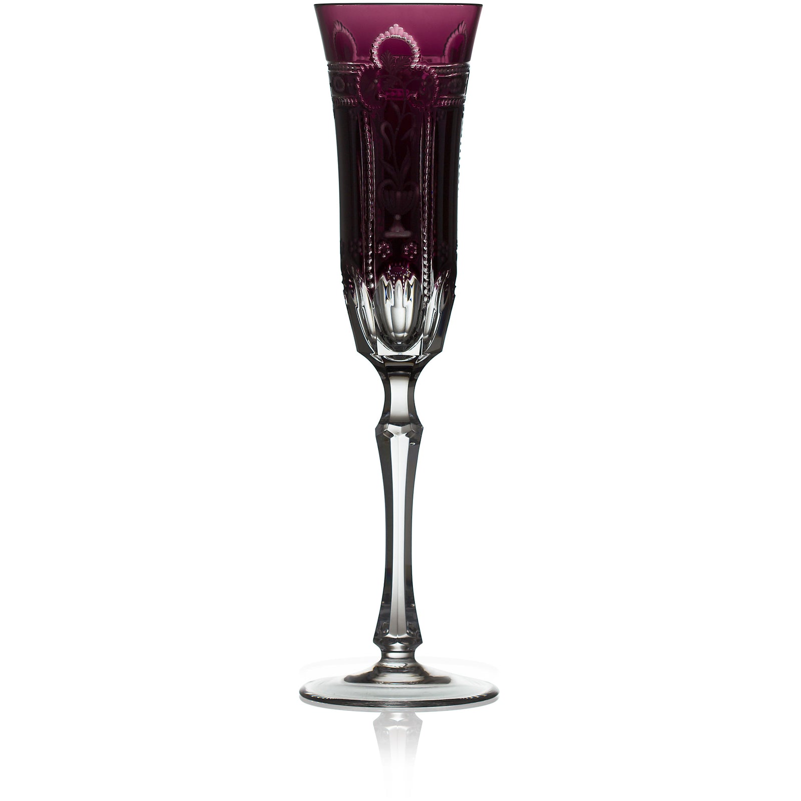 Amethyst Flute Glass | Hock | Imperial