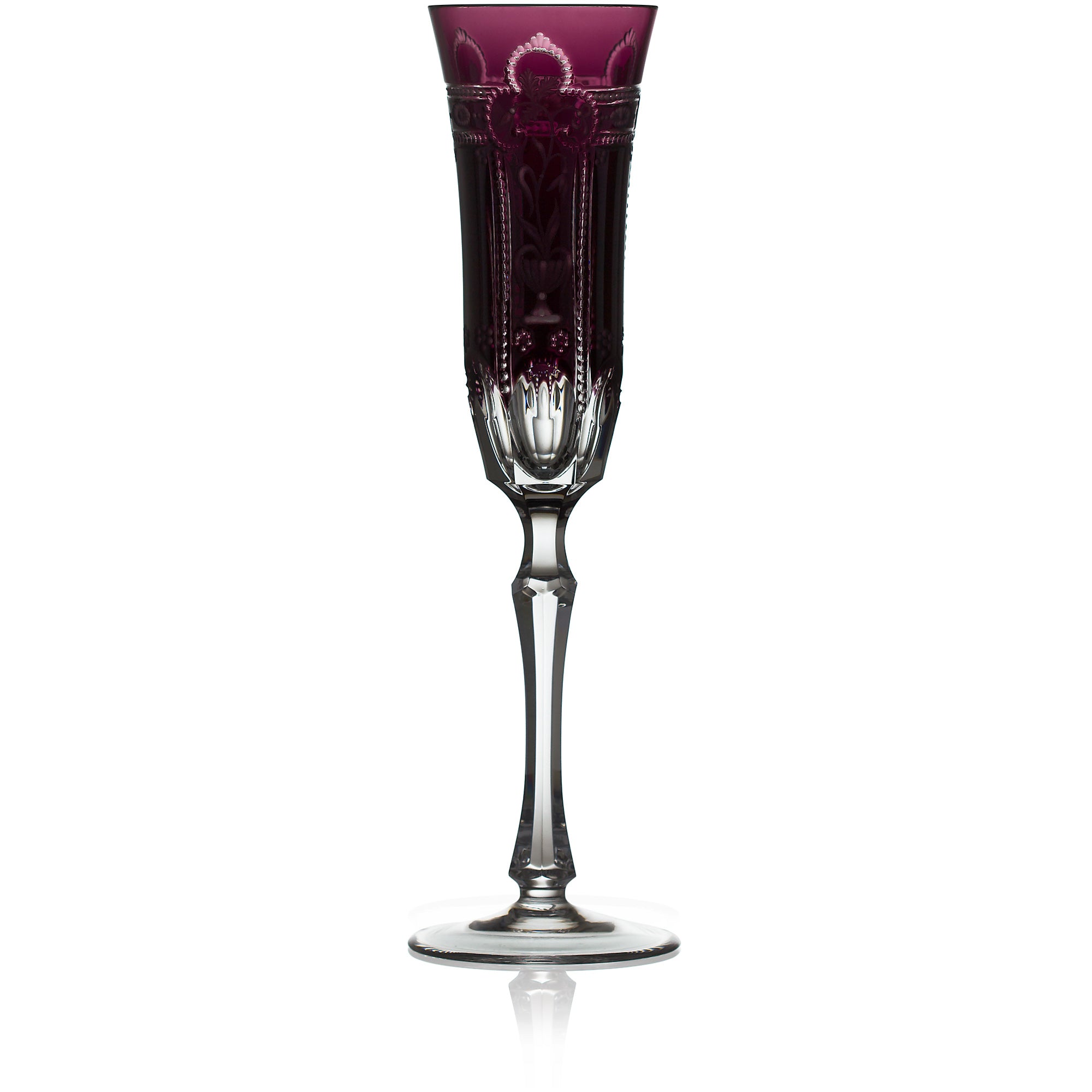 Amethyst Flute Glass | Hock | Imperial