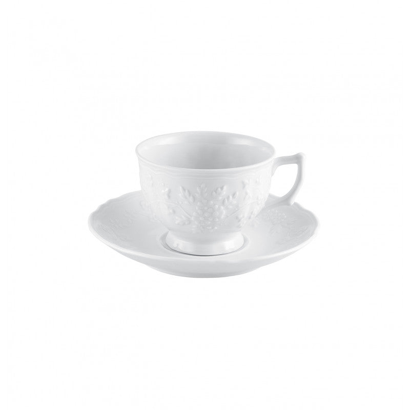 Tea / Breakfast or cream soup saucer 18 cm white | Pont aux Choux