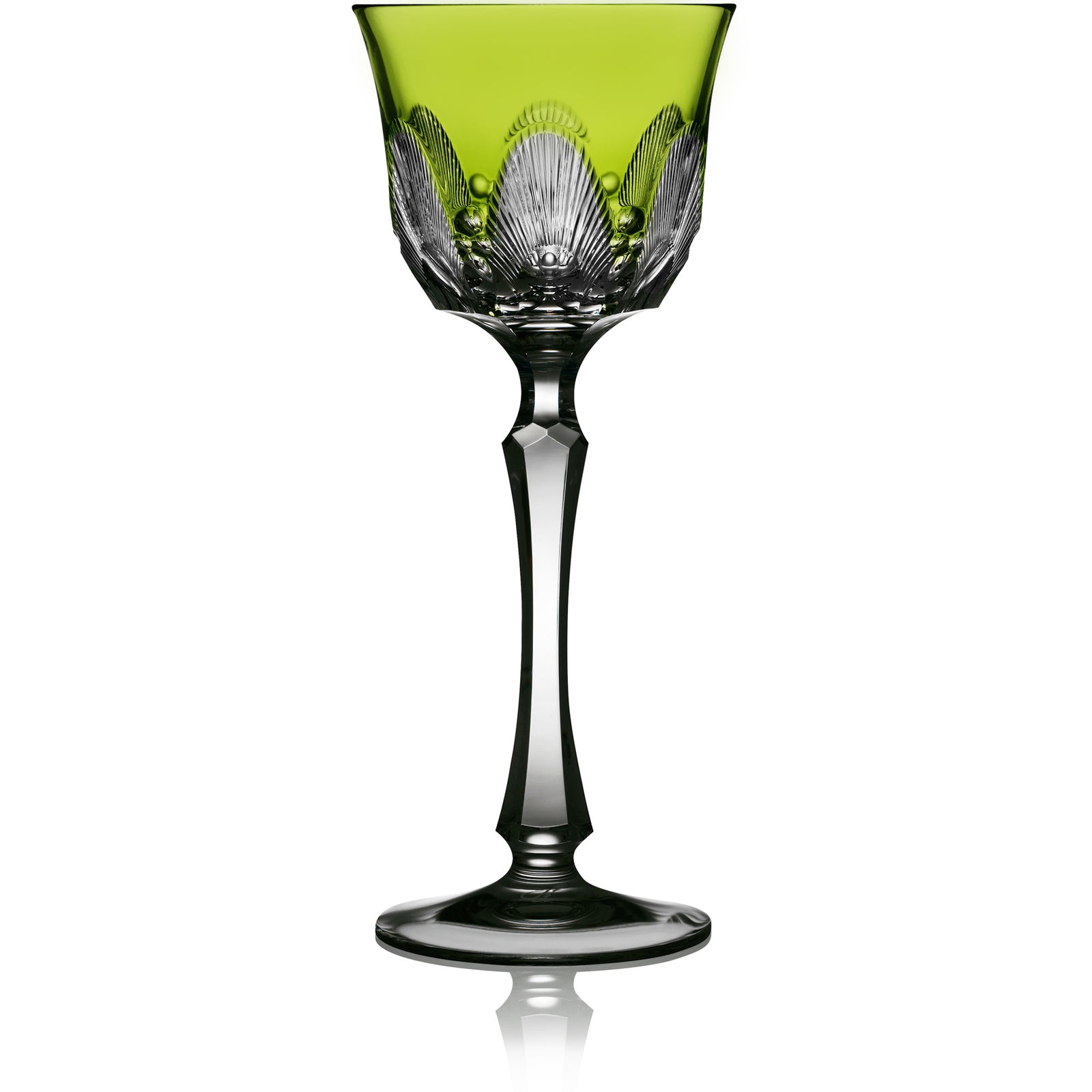 Yellow Green Cordial Glass | Hock | Captiva