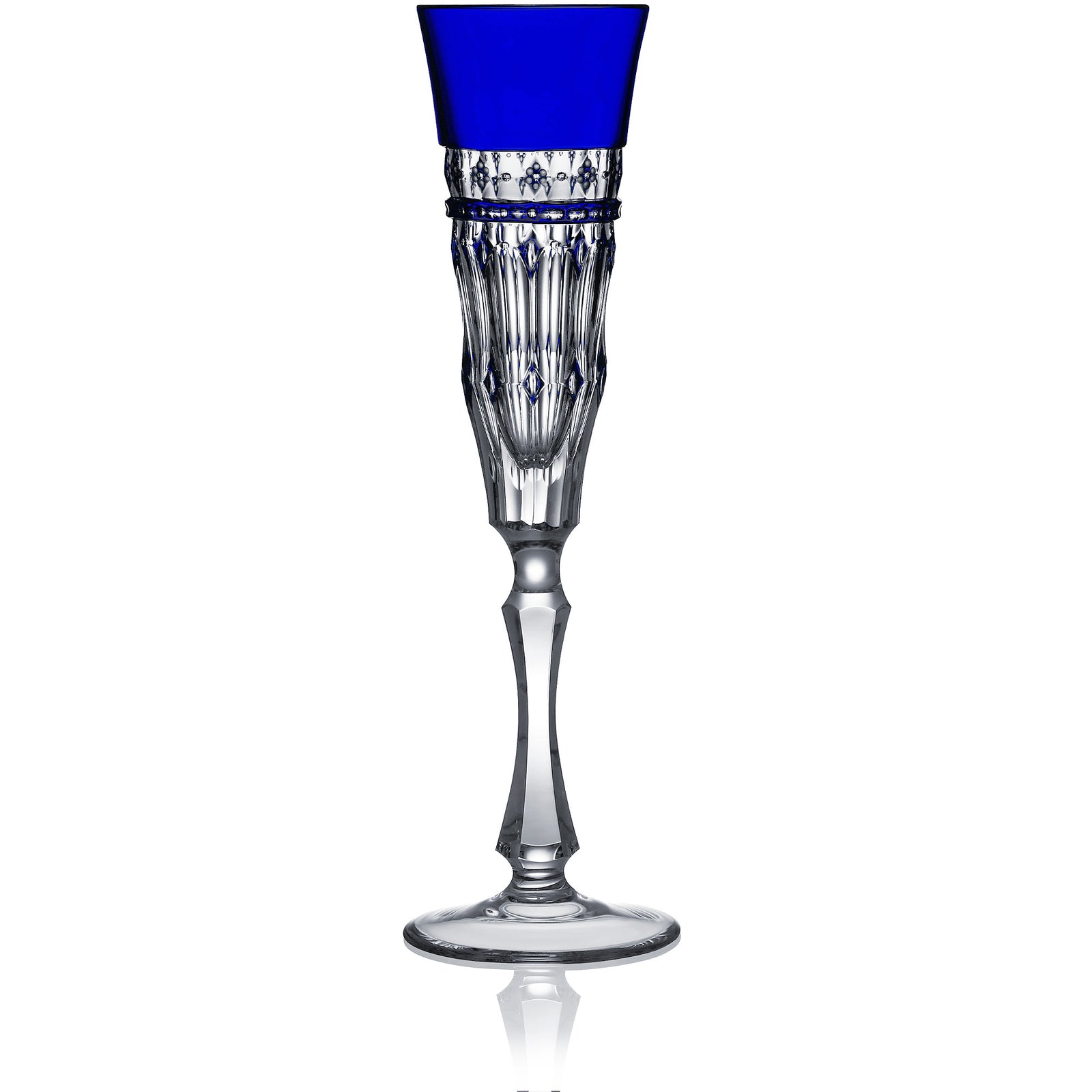 Cobalt Blue Flute Glass | Hock | Barcelona