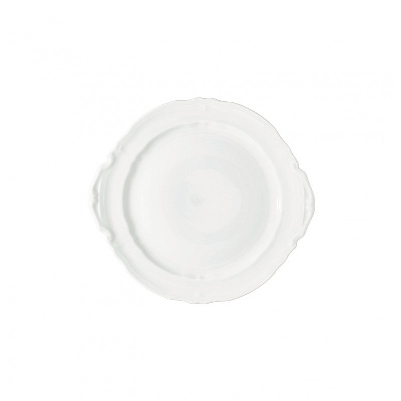 Cake dish with hands 25 cm white | Argent