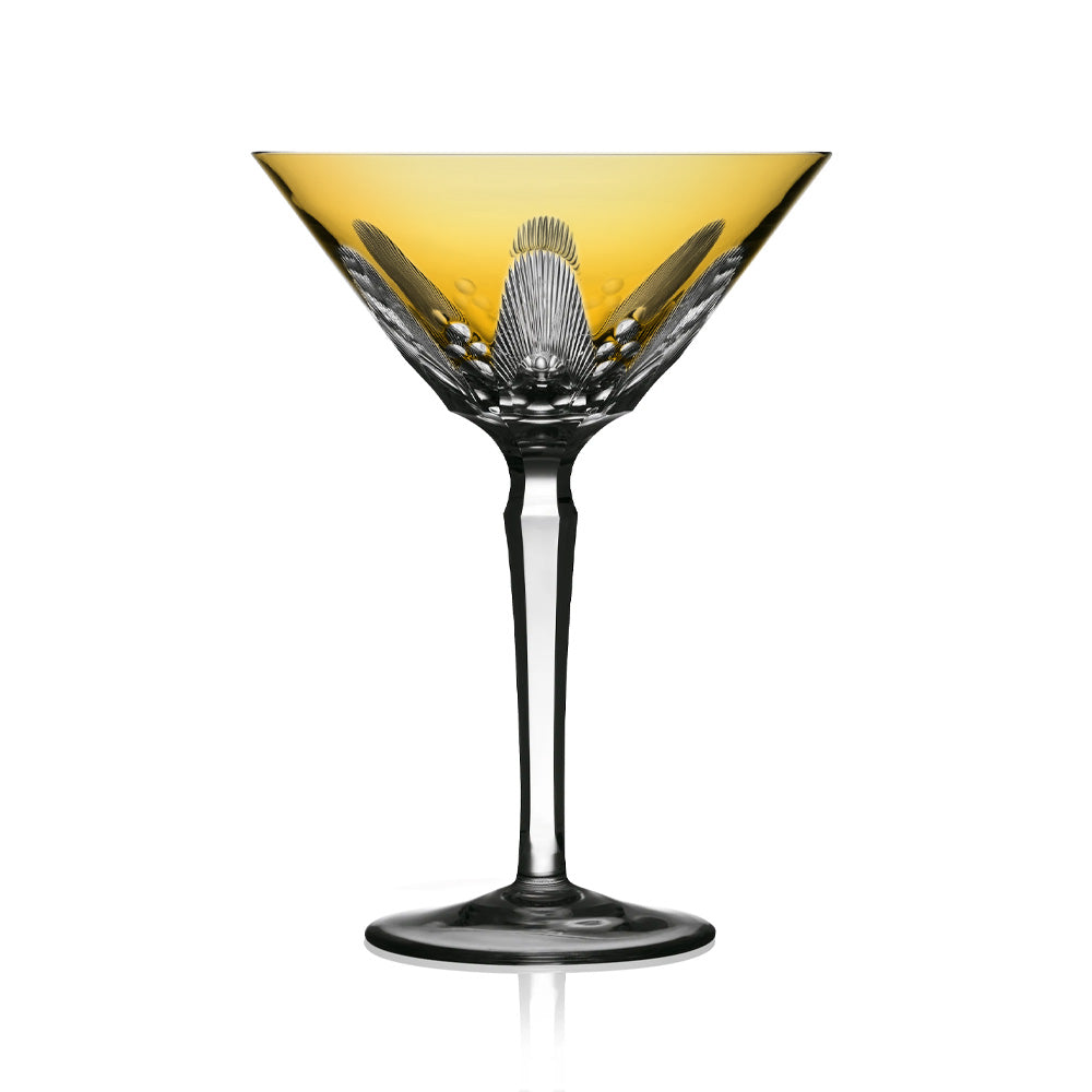 Amber Martini Glass | Captiva