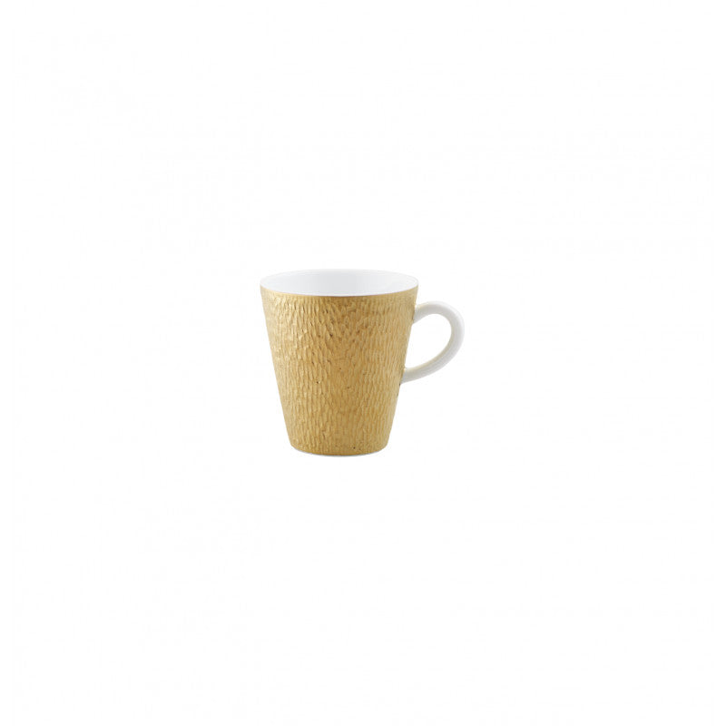 Coffee cup and saucer - Gold with gold rim | Minéral Or