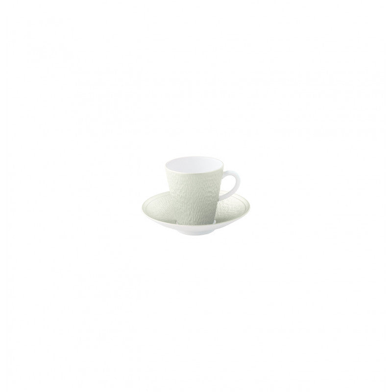 Coffee cup and saucer - Ivory | Minéral Irisé