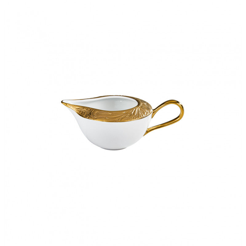 Creamer 9 cm gold with gold rim | Italian Renaissance Or