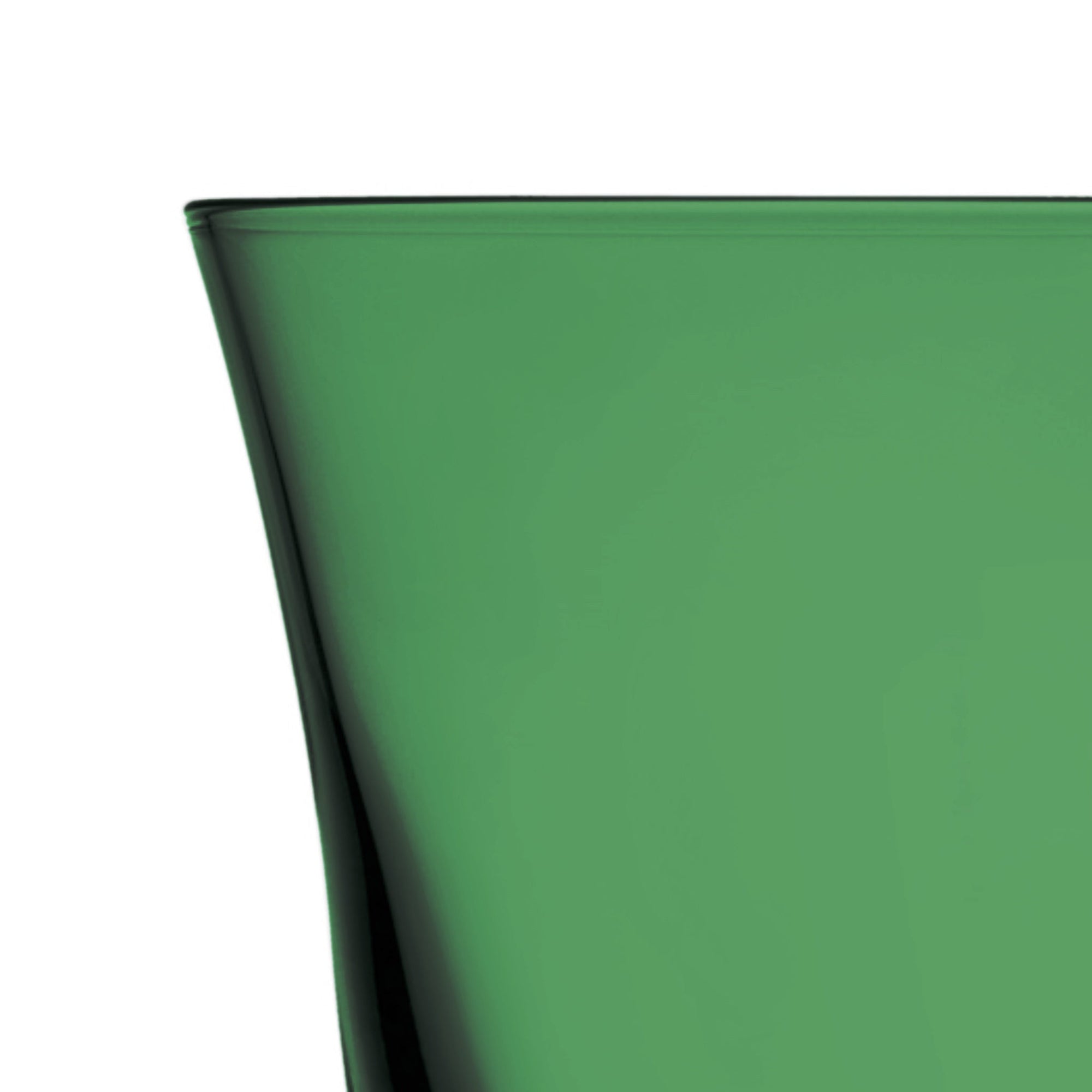 Emerald Flute Glass, grand | Venice
