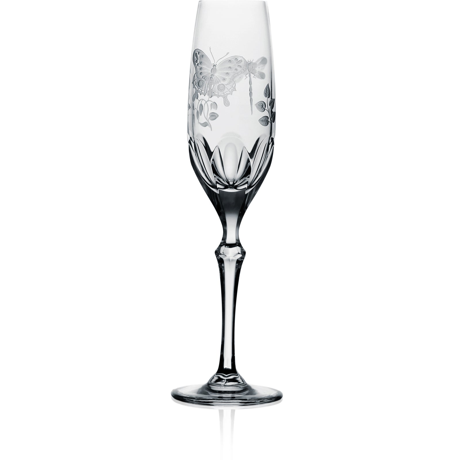 Clear Flute Glass | orbi | Springtime