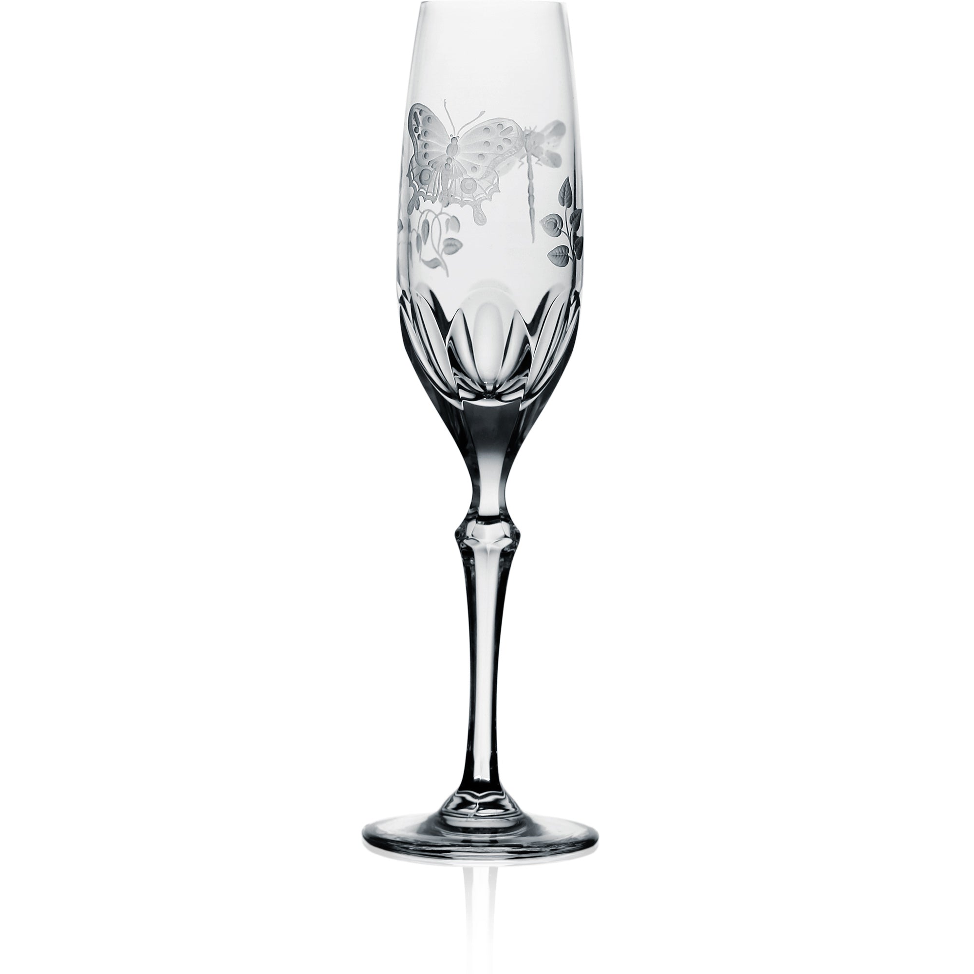 Clear Flute Glass | orbi | Springtime