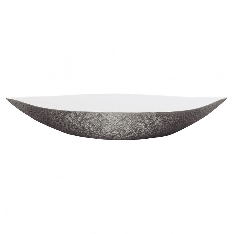 Deep dish 58 cm grey I | Minéral Irisé