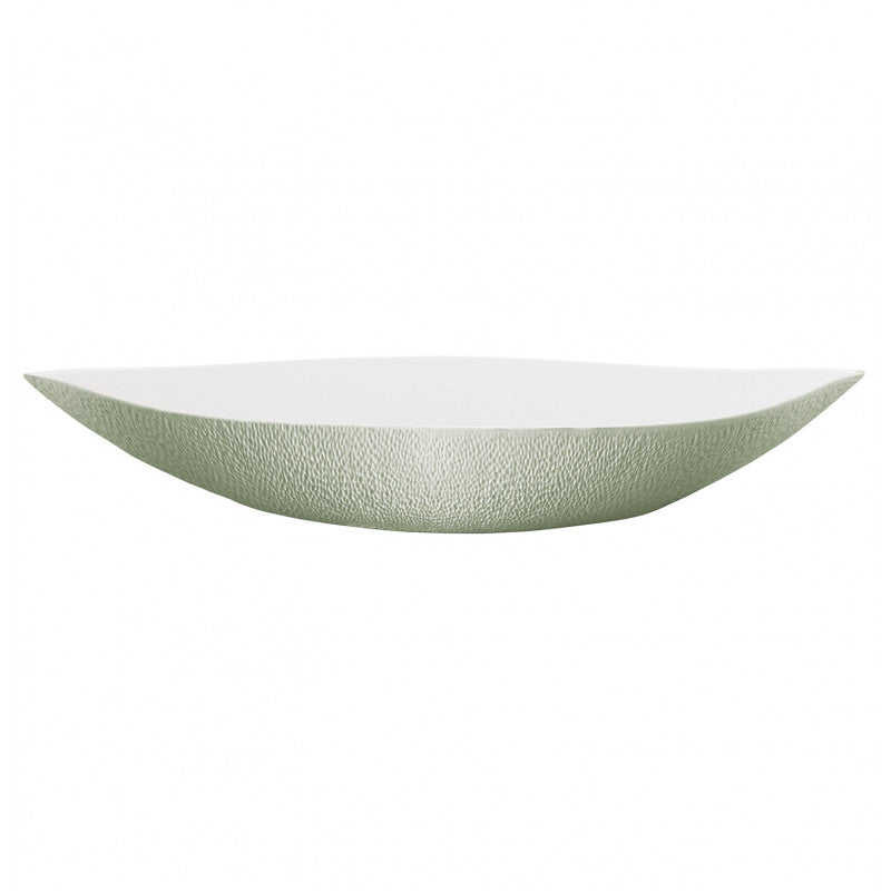 Deep dish 58 cm green | Minéral Irisé