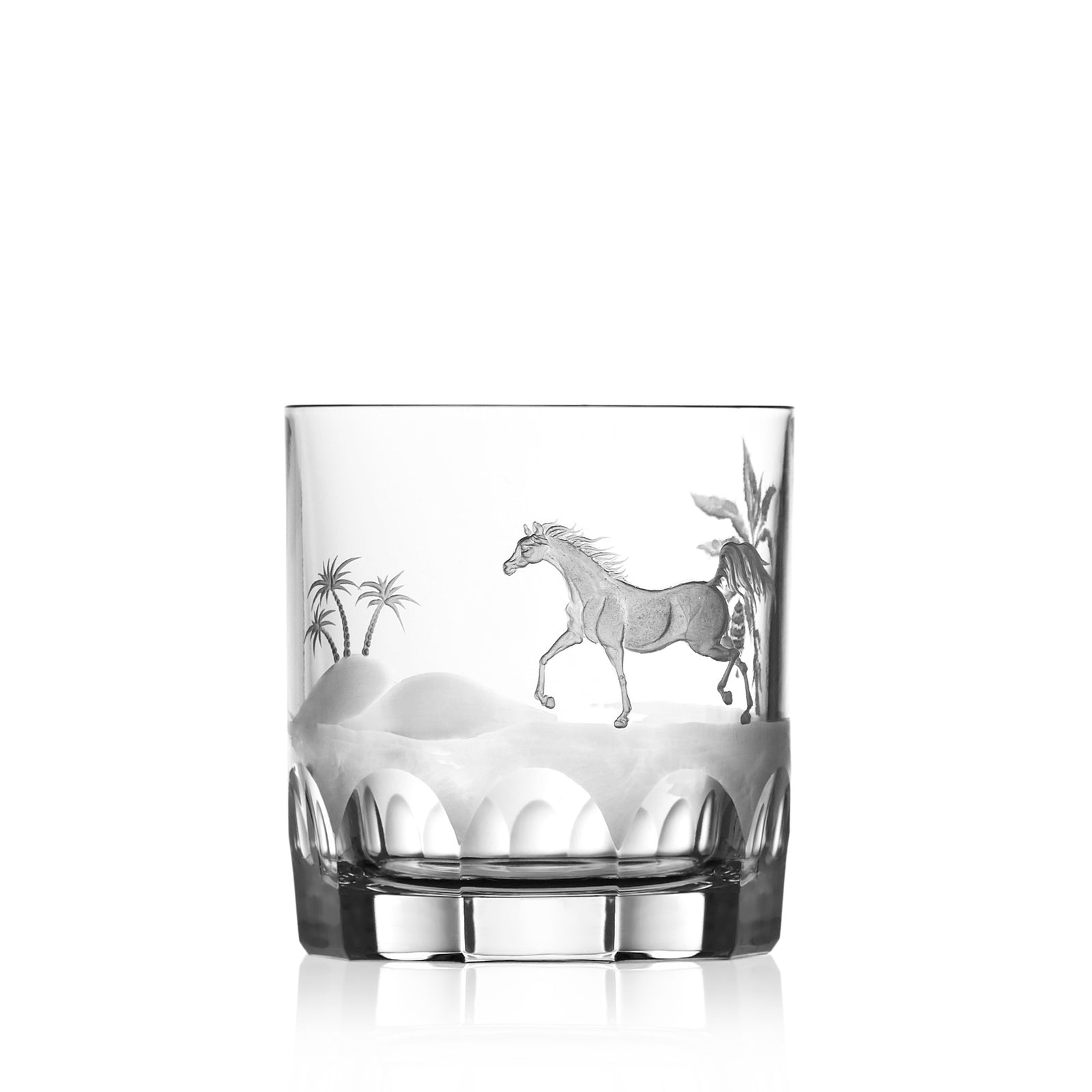 Clear Double Old Fashioned | Horse