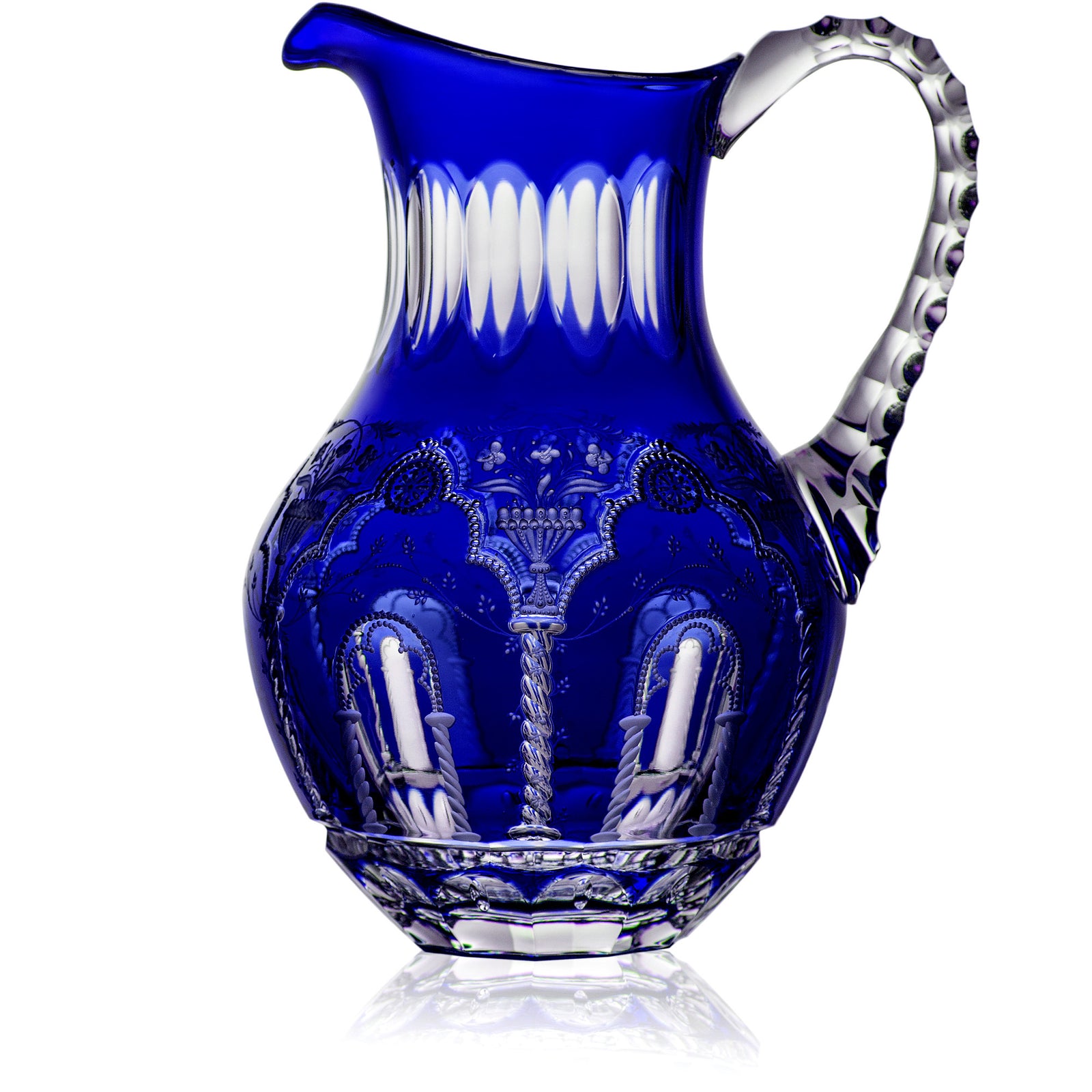 Cobalt Blue Water Pitcher 1,0 Liter | Athens