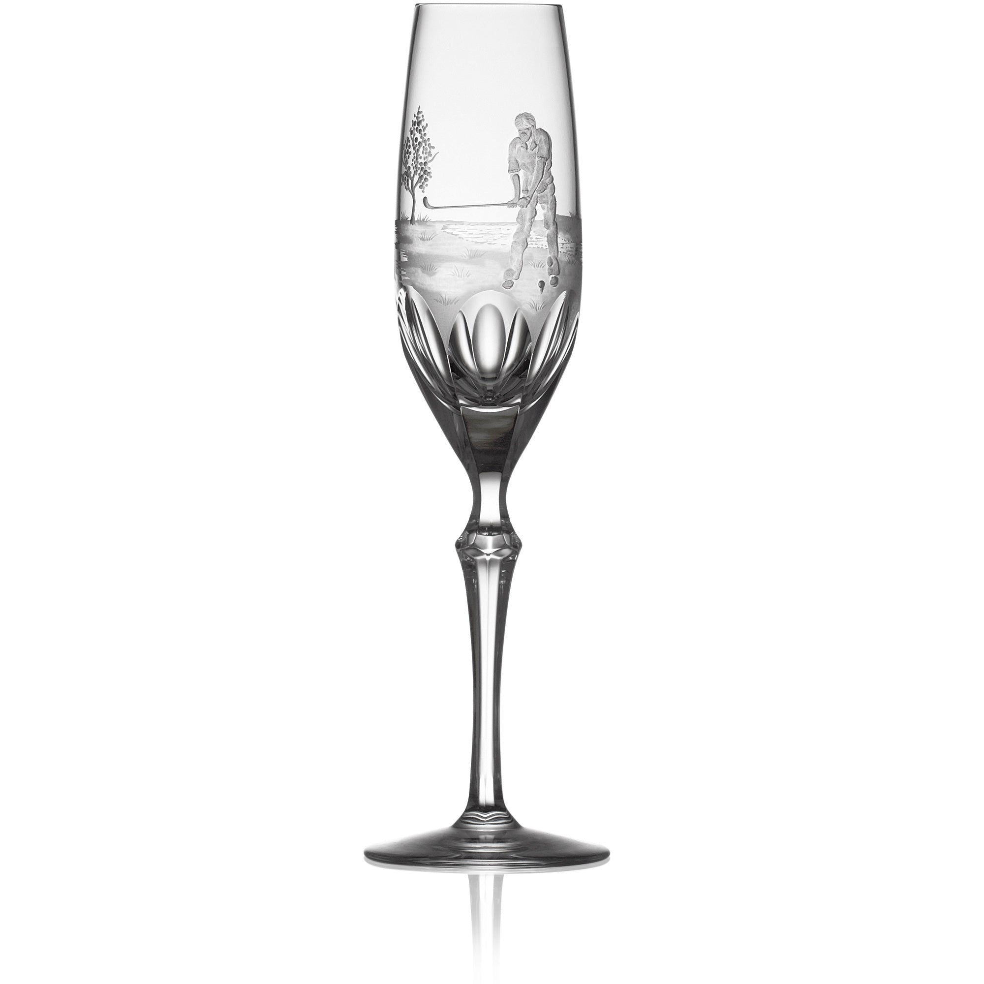 Clear Flute Glass, grand | Golf