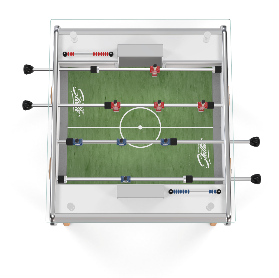 Football Table | Stella Toi & Moi White With Glass