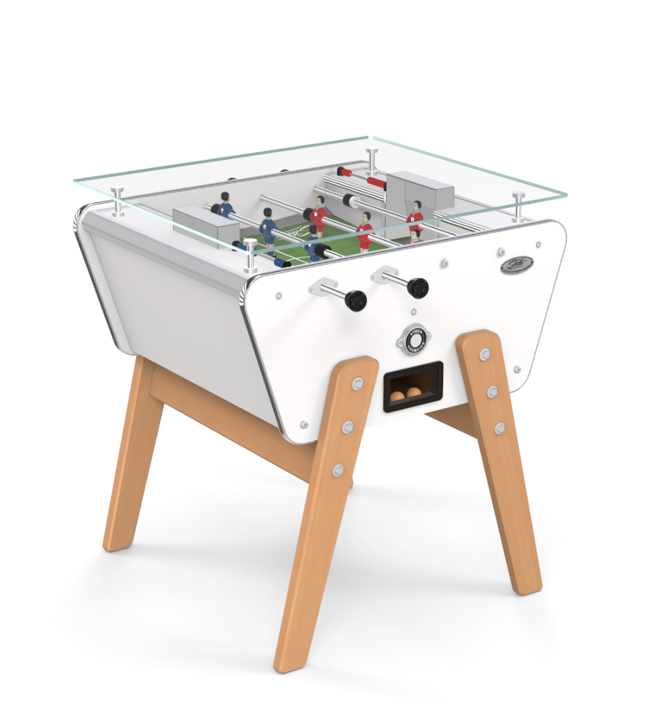 Football Table | Stella Toi & Moi White With Glass