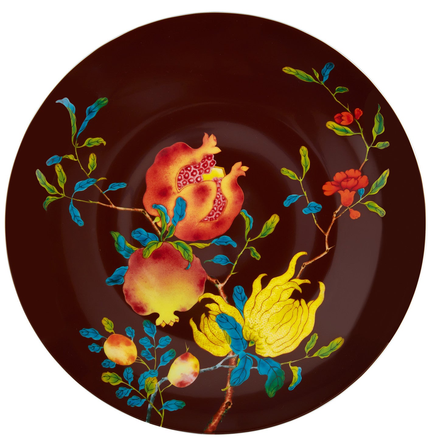 Oval platter 36 cm white with gold rim | Harmonia