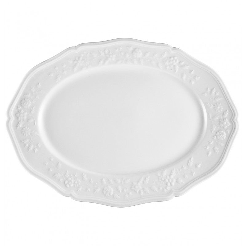 Oval platter 41 cm white | Pont aux Choux