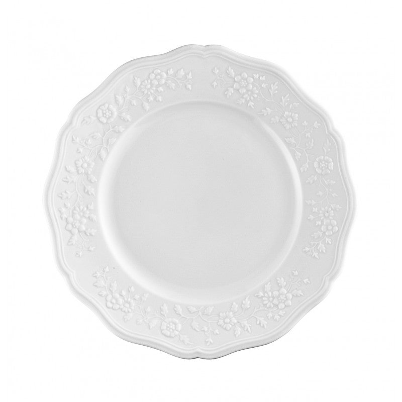 Rim plate flat 16 cm white | Pont aux Choux