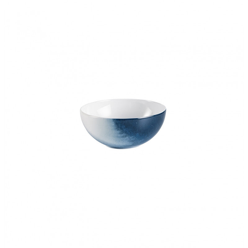 Tea cup and saucer without handle 11.8 cm blue | Abysses