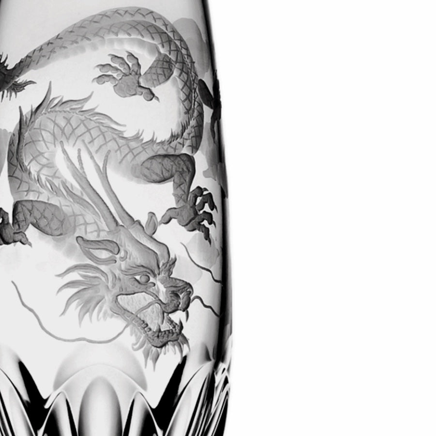 Amber Highball Tumbler | Dragon
