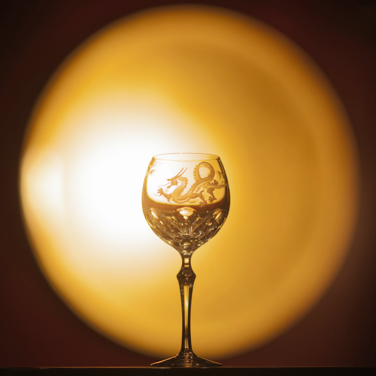 Amber Cordial Glass | Hock | Dragon