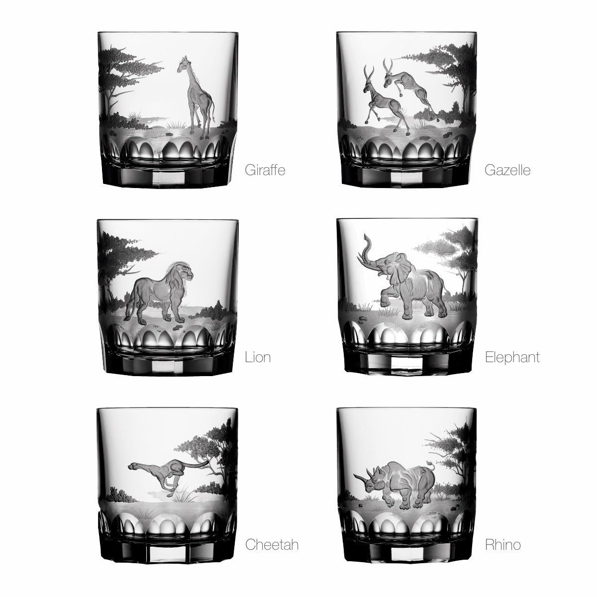 Clear Whiskey Decanter 0,75 Liter | Safari