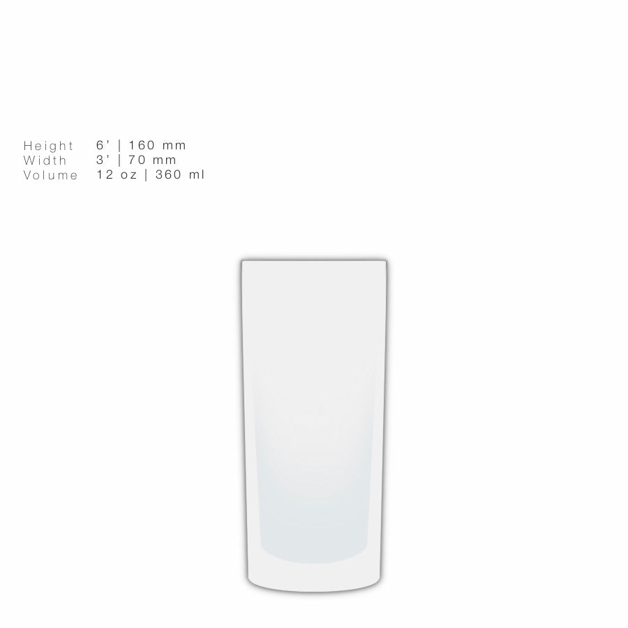 Clear Highball Tumbler | Coral